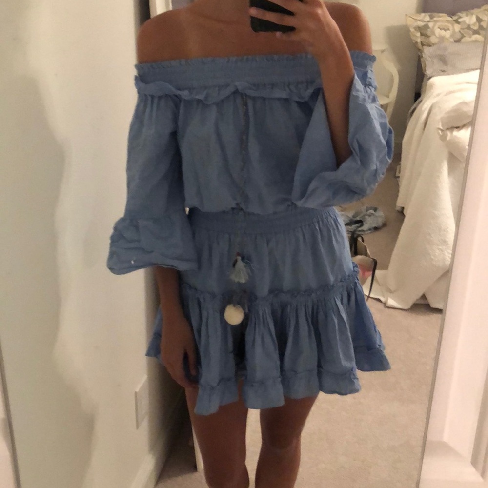 MISA off the shoulder with a tassel